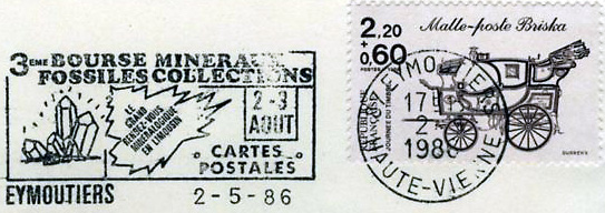 France Eymoutiers cancel