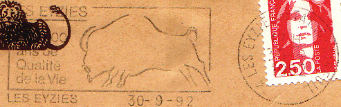 France Eyzies cancel