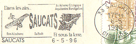 France Saucats cancel