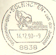 Germany Solnhofen cancel