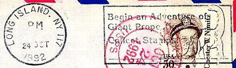 USA Long Island cancel