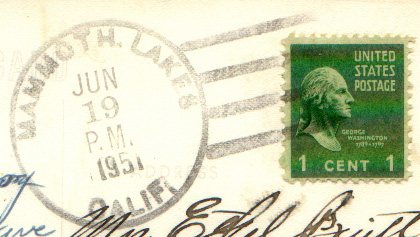 USA Mammoth Lakes cancel