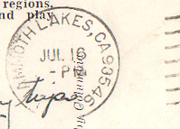 USA Mammoth Lakes cancel