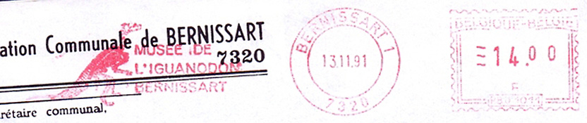 Belgium Bernissart meter